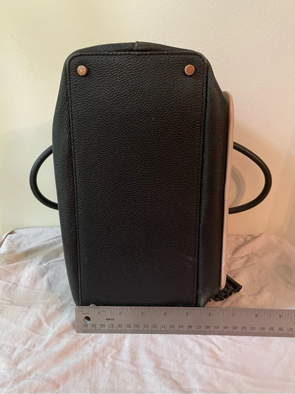 Kate Spade | Ward Place ‘Evangelie’  Black and Pink Satchel Handbag